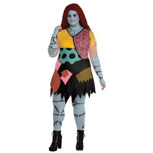 NWT Nightmare Before Christmas Sally Adult Women Halloween Costume Size 4XL